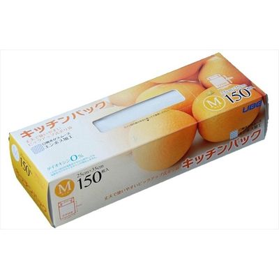 宇部フィルム キッチンパックMサイズ 食品保存用ポリ袋 4904701915006 1個（直送品）