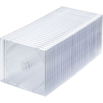 サンワサプライ Blu-ray・DVD・CDケース(30枚セット・クリア) FCD-PN30CLN 1個（直送品）