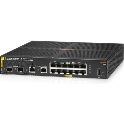 HP（ヒューレット・パッカード） ＨＰＥ　Ａｒｕｂａ　６１００　１２Ｇ　Ｃｌａｓｓ　４　２ＳＦＰ＋　１３９Ｗ　Ｓｗｉｔｃｈ　ＪＰ　ｅｎ（直送品）