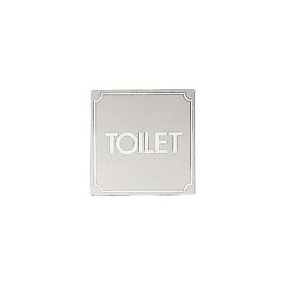 光 ステンレスサインプレート TOILET KS895-3 1枚 224-9166（直送品）