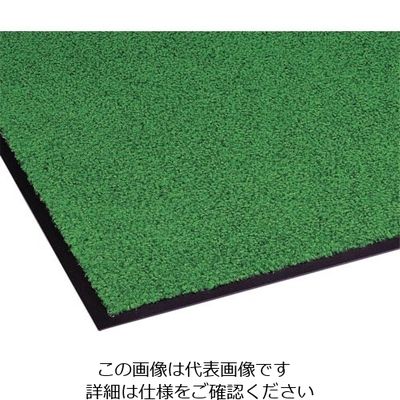 テラモト 屋内マット ニュートレビアン 緑 900×1500mm MR-034-246-1 1枚 817-3378（直送品）