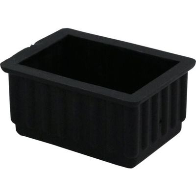 アイテック 光 イス脚キャップ黒 長角 30×45 BE-30-452 1セット(10個) 112-8077（直送品）