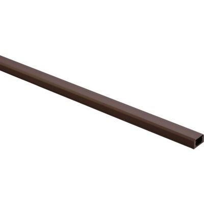 光 配線カバー チョコ 9.1×16.2×1000mm LC1601 1セット(10個) 850-1587（直送品）