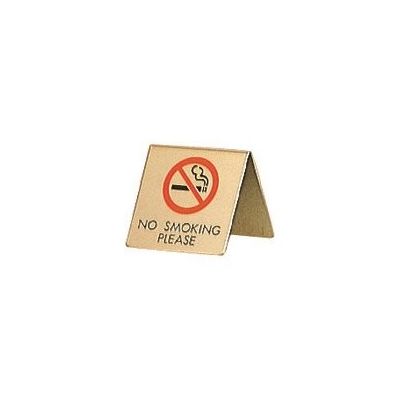 光 真鍮サインプレート NO SMOKING LG551-4 1枚 224-4414（直送品）