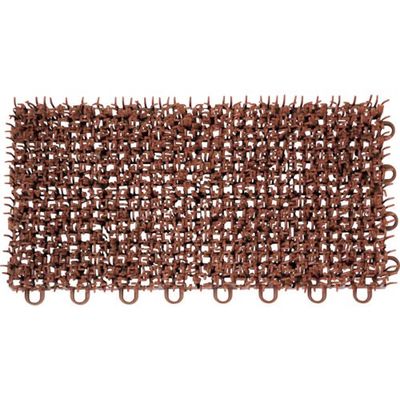 テラモト ユニットターフα150mm×300mm 茶 MR-001-074-4 1枚 127-5711（直送品）