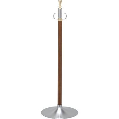 光 パーテーション用ポール 金/ミディアムオーク PAR-834 1台 820-1936（直送品）