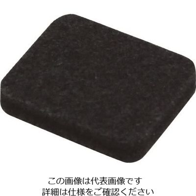 光 硬質フェルト ブラック 29×25mm LPQ-29251 1セット(40個:8個×5パック) 215-7491（直送品）