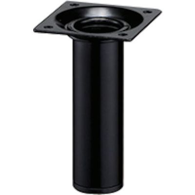 アイテック 光 スマートレグ丸脚 30×100mm 黒 KSM301-1 1セット(4本) 820-1645（直送品）