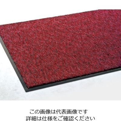 テラモト 屋内用マット トレビアンHC 赤 450×750mm MR-028-020-2 1枚 817-3145（直送品）