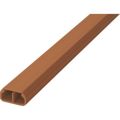 マサル工業 マサル テープ付ニュー・エフモール セパレートタイプ 4号 ブラウン SFTS46 1セット(5本) 120-9885（直送品）