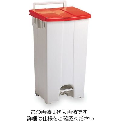 テラモト ボックスカート 90赤 DS-224-309-2 1台 817-3127（直送品）