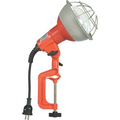 畑屋製作所 ハタヤ 防雨型作業灯 リフレクターランプ200W 100V電線10m バイス付 RG-210 1台 851-3903（直送品）