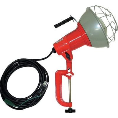 畑屋製作所 ハタヤ 防雨型作業灯 リフレクターランプ300W 100V接地付10m バイス付 RG-310K 1台 851-3909（直送品）