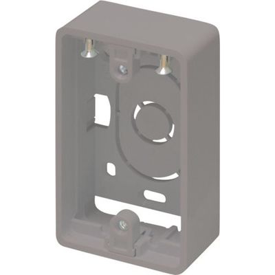 マサル工業 マサル ニュー・エフモール付属品 露出ボックス 1個用 超浅型 グレー SFBTA11 1個 122-0900（直送品）