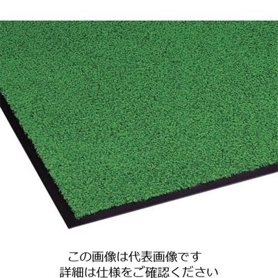 テラモト 屋内マット ニュートレビアン 緑 900×1200mm MR-034-244-1 1枚 817-3375（直送品）