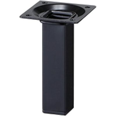 アイテック 光 スマートレグ角脚 25×25×100 黒 KSK250-1 1セット(4本) 820-1630（直送品）