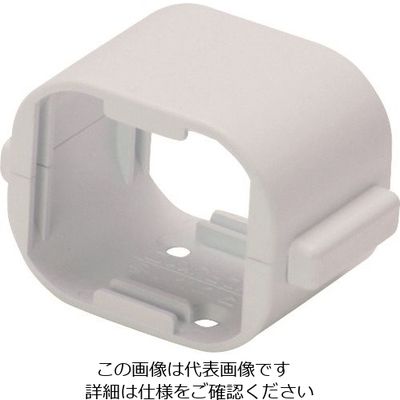 マサル工業 マサル エムケーダクト付属品 Dカップリング 1号 ホワイト MDFJK12 1個 130-0187（直送品）