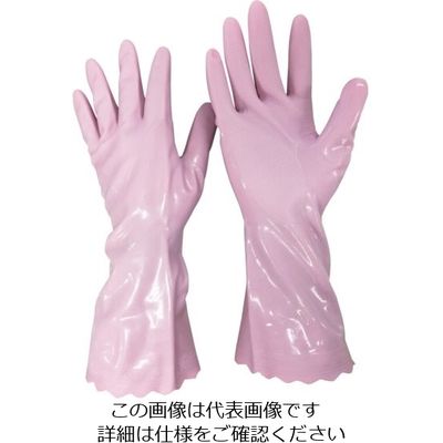 オカモト ビルパール厚手NP 袋入 ピンク M NO002 PM 1セット(120双) 119-5989（直送品）