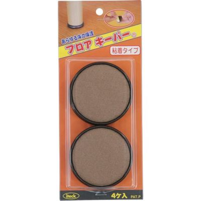 アイテック 光 フロアキーパー粘着付 75mm KFK-15 1セット(20個:4個×5パック) 820-1420（直送品）