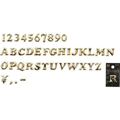 光 ゴールド文字 大 9 ABG20-9 1セット(5個) 224-2828（直送品）
