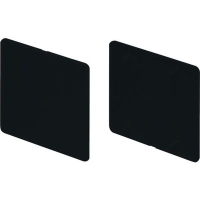 マサル工業 マサル ニュー・エフモール付属品 露出ボックス用カバー 2個用 ブラック SFBC2W 1個 121-9321（直送品）