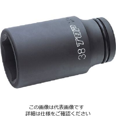 トップ工業 TOP インパクト用ディープソケット 差込角19.0mm 対辺21mm PT-621L 1個 723-0362（直送品）