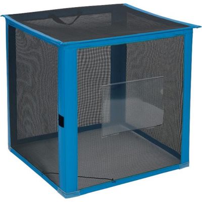 テラモト 自立ゴミネット 折りたたみ式 黒600×600×700 DS2610119 1個 127-4137（直送品）