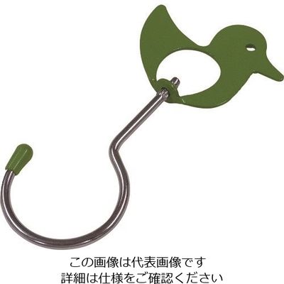 ニッサチェイン アニマルフック 緑(トリ) 80mm A-32 1セット(5本:1本×5個) 126-6059（直送品）