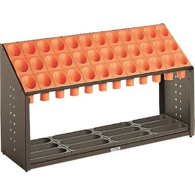 テラモト シュート式傘立て オブリークアーバン(36本収納)オレンジ UB-285-136-7 1台 817-3420（直送品）