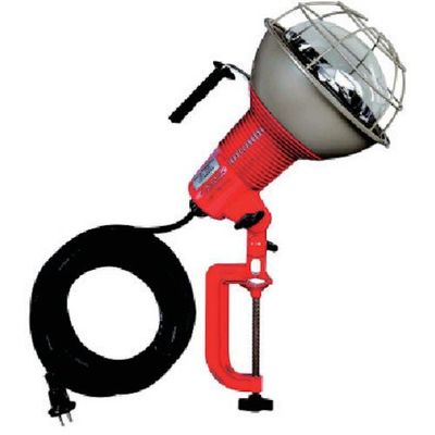 畑屋製作所 ハタヤ 防雨型作業灯 リフレクターランプ500W 100V電線10m バイス付 RG-510 1台 851-3912（直送品）