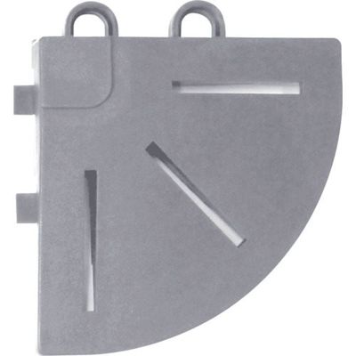 テラモト カラーブラッシュ 専用角ふち ライトグレー MR-096-890-6 1個 782-5391（直送品）