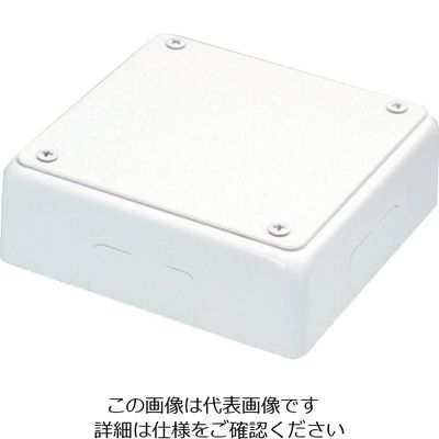 マサル工業 マサル メタルモール付属品 ジャンクションボックス C型 ホワイト C3092 1個 121-1403（直送品）