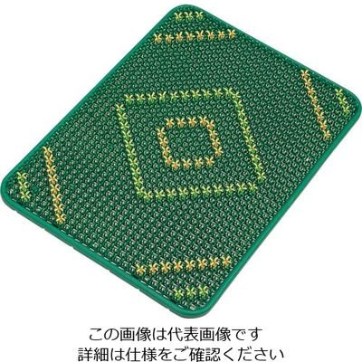 テラモト 花柄ヨクトールマット 若草 MR-103-235-7 1枚 782-5587（直送品）