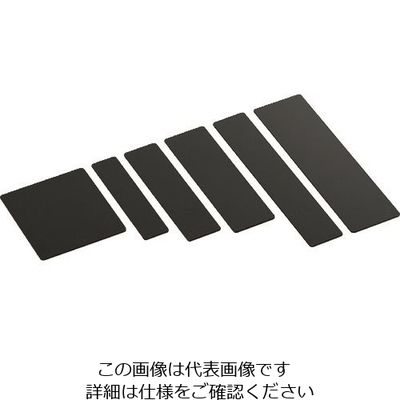 光 Rプレート無地 アクリル黒テープ付 RK410-T 1枚 225-0628（直送品）