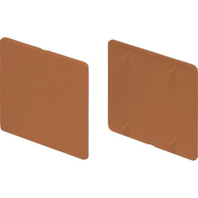 マサル工業 マサル ニュー・エフモール付属品 露出ボックス用カバー 2個用 ブラウン SFBC26 1個 122-0906（直送品）