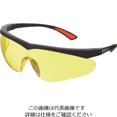 重松製作所 シゲマツ 一般作業用保護メガネ (10個入) EE-11Y 1箱(10個) 146-9378（直送品）