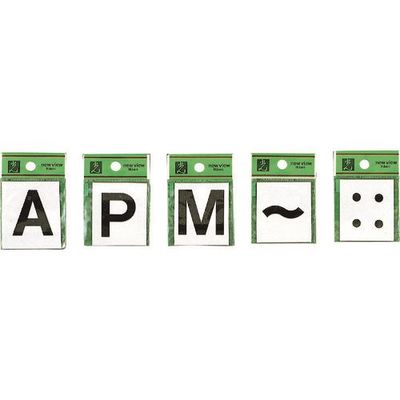 光 文字プレート シート : CL42A-16 1セット(5枚) 224-7741（直送品）