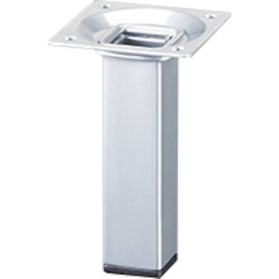 アイテック 光 スマートレグ角脚 25×25×100mmシルバー KSK250-2 1セット(4本) 820-1631（直送品）