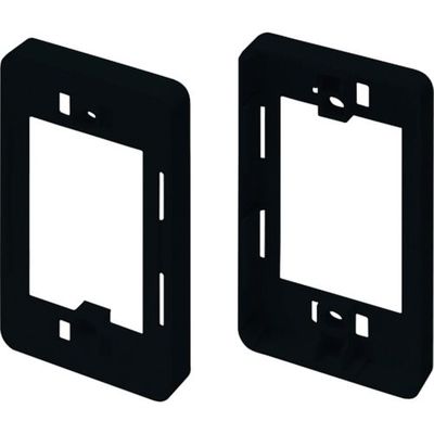 マサル工業 マサル ニュー・エフモール付属品 コンセント用引出フレーム 1個用 ブラック SFBK1W 1個 121-6192（直送品）