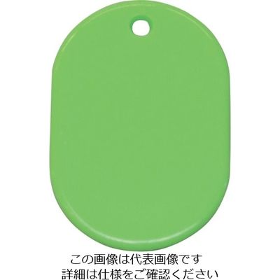 光 小判札 アクリル ヤンググリーン(5枚入) PKF31-4 1セット(25枚:5枚×5パック) 215-4294（直送品）