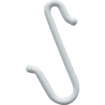 ニッサチェイン プラスチックSフック6×90mm白色(4個入り) A-51 1セット(20個:4個×5パック) 825-5876（直送品）