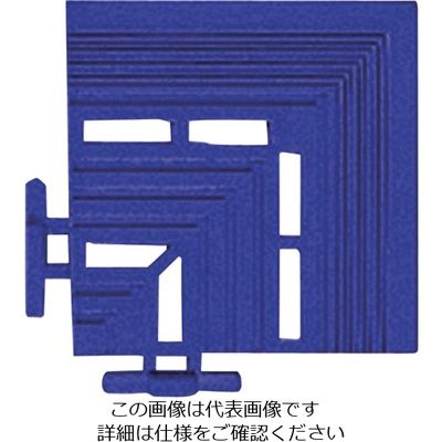 テラモト エコジョイントスノコ 角ふち 青 MR-091-092-3 1個 782-5242（直送品）