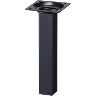 アイテック 光 スマートレグ角脚 25×25×150mm黒 KSK251-1 1セット(4本) 820-1632（直送品）