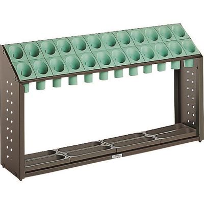 テラモト シュート式傘立て オブリークアーバン(36本収納)グリーン UB-285-136-1 1台 817-3417（直送品）