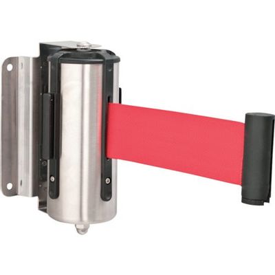 テラモト ウォールジョイントパーテーション ベルト赤 SU-661-100-2 1台 782-8659（直送品）