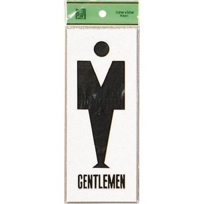 光 サインプレート GENTLEMEN UP280A-1 1セット(5枚) 225-5469（直送品）