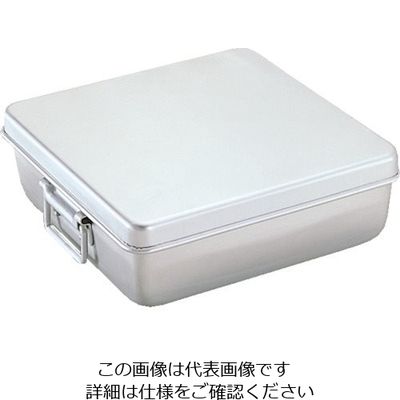 スギコ産業 スギコ アルミ天ぷら容器コンテナー型 AL-TENA 1個 136-2130（直送品）