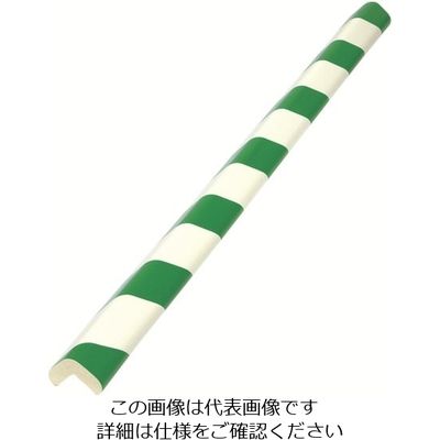 カーボーイ 安心クッション L字型900mm 大 グリーン/ホワイト AC101 1本 854-7752（直送品）