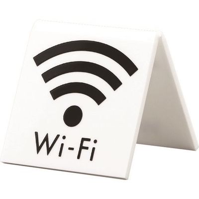 光 サインプレート 卓上サイン WiーFi UP662-9 1個 215-9089（直送品）