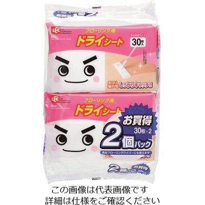 レック LEC ドライシートフローリング用30枚2個パック SS-247 1セット(600枚:60枚×10パック) 198-5340（直送品）
